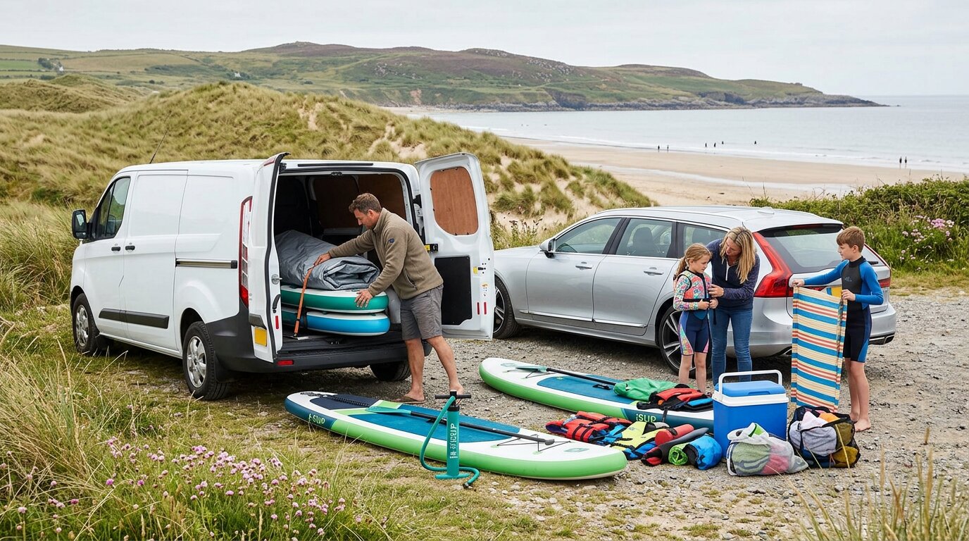 Taking Paddleboards and Beach Kit Along the North Wales Coast: Questions to Answer Before You Go